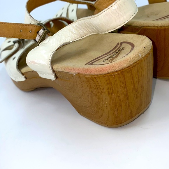 Dansko Sissy Sandals Nubuck Ankle Wrap - Picture 3 of 7